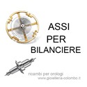 Ricambi per orologi da polso - assi per bilanciere