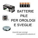Ricambi per orologi da polso - batterie pile per orologi e sveglie