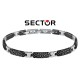 Bracciale uomo in acciaio con smalto SECTOR.